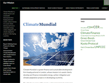 Tablet Screenshot of climatemundial.com